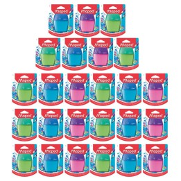 Maped® Shaker Pencil Sharpener, 2-Hole, Pack of 25