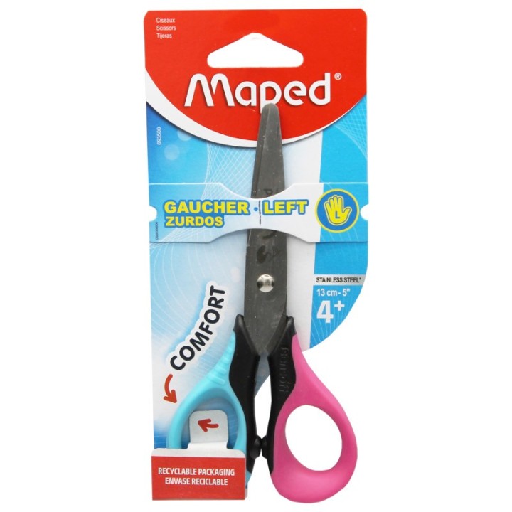Maped® Sensoft Left-Handed 5" Scissors with Flexible Handles