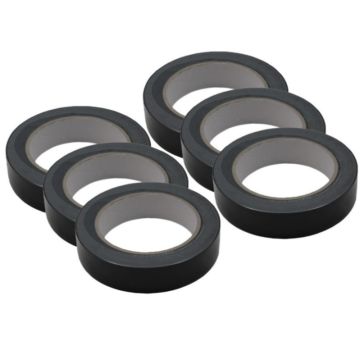 Martin Sports Floor Marking Tape, Black, 6 Rolls