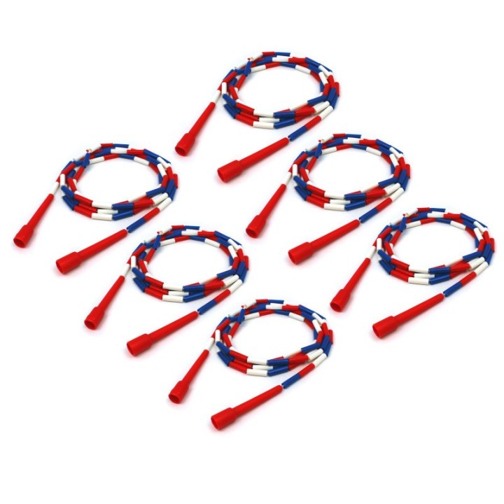 Martin Sports Segmented Plastic Jump Rope, 10', Pack of 6