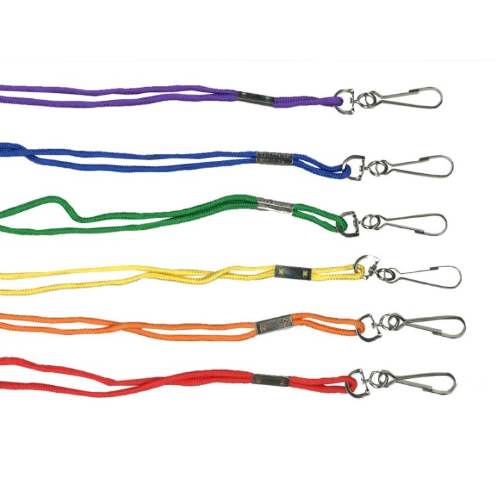 Martin Sports Rayon Lanyard, Assorted Colors, 12 Per Pack, 3 Packs