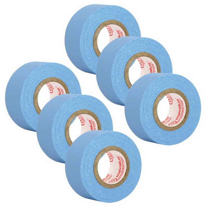 Mavalus® Tape, 1" x 324", Blue, 6 Rolls