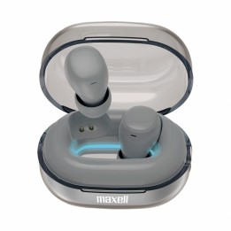 Maxell Tune Out True Wireless Comfort Earbuds, Gray