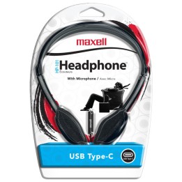 Maxell HP101 USB C Headphone with Mic