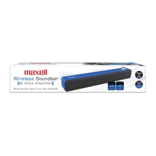 Maxell Wireless Soundbar & Voice Amplifier with Mic