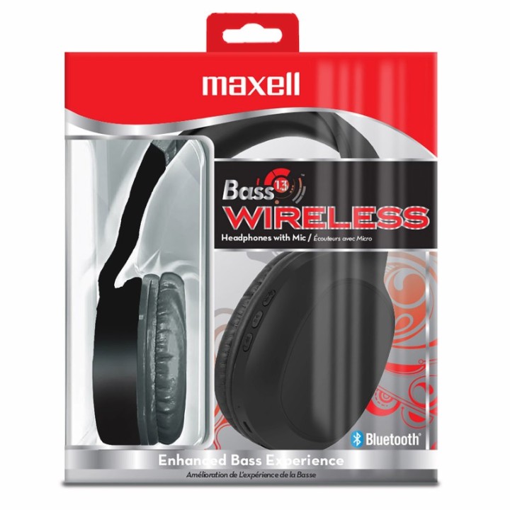 Maxell Bass13™ Wireless Headphones with Mic