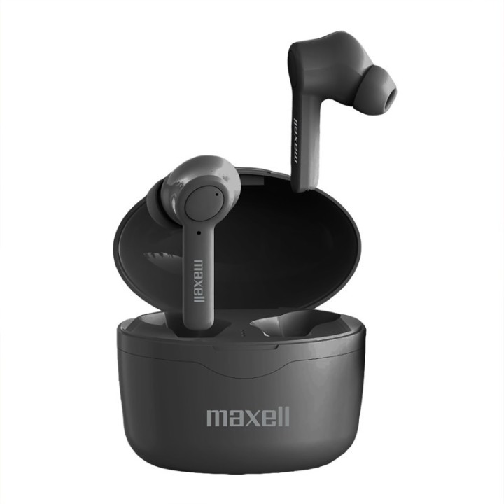 Maxell Sync Up True Wireless Earbuds, Black