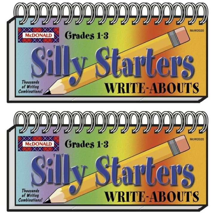 McDonald Publishing Silly Starters Write-Abouts, Grade 1-3, Pack of 2