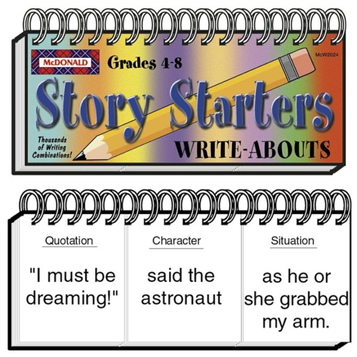 McDonald Publishing Story Starters Write-Abouts Booklet