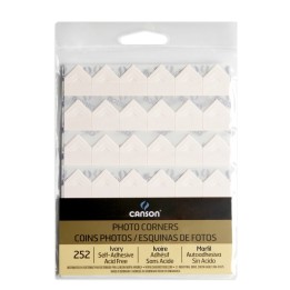 Canson Canson Self-Adhesive Photo Corners, Ivory, Set of 252