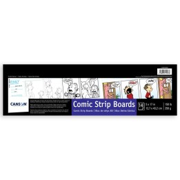 Canson Artist Series Comic Strip Board, 14 Sheet, 5x17 inch, 1 Count