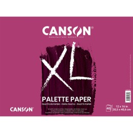 Canson XL Series Palette Pad, Foldover Binding, 40 Sheet, 12x16 inch, 1 Count