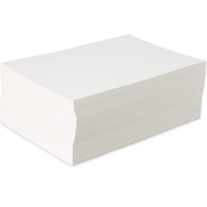 Canson XL Series Watercolor Sheet Bulk Pack, Midweight White Paper, 500 Sheet, 12x18 inch, 1 Count
