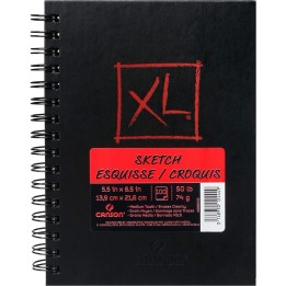Canson XL Series Sketch Art Book, 100 Sheet, 5.5x8.5 inch, 1 Count