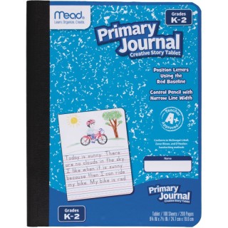 Mead® Primary Journal Half Page Ruled, 100 Sheets