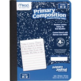 Mead® Primary Composition Book, Full Page Ruled, 100 Sheets