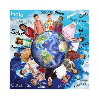MOJO Hello World! Jumbo Photographic Floor Puzzle