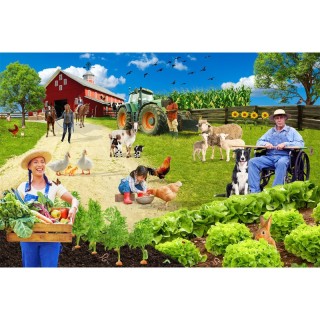 MOJO Farmyard Adventure Floor Puzzle