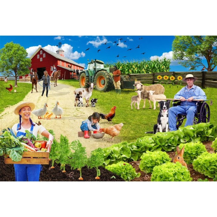 MOJO Farmyard Adventure Floor Puzzle