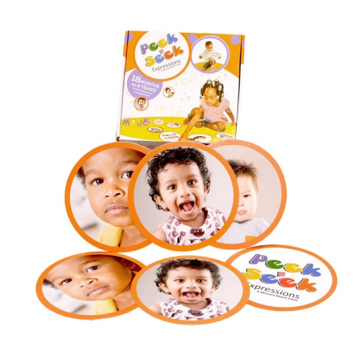 MOJO Seek and Peek Expression Match-Up Game