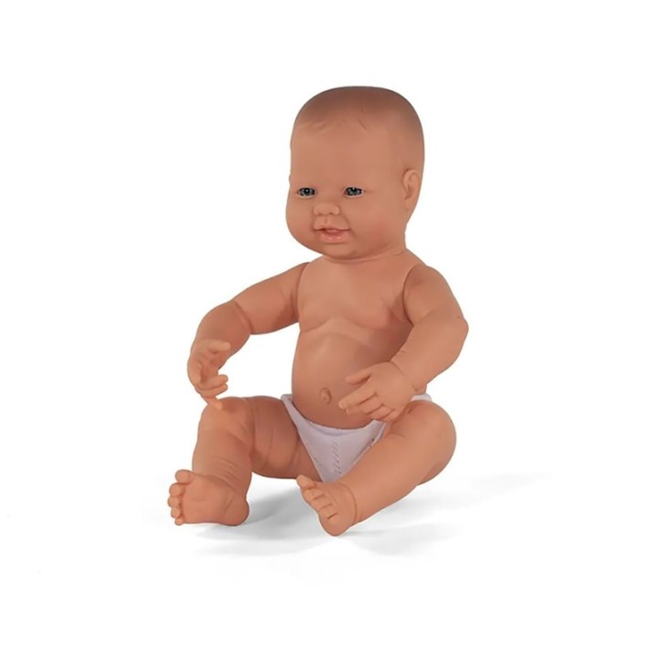 Miniland Anatomically Correct Newborn Doll, 15-3/4", Caucasian Boy