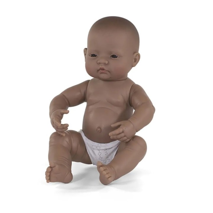 Miniland Anatomically Correct Newborn Doll, 15-3/4", Hispanic Boy