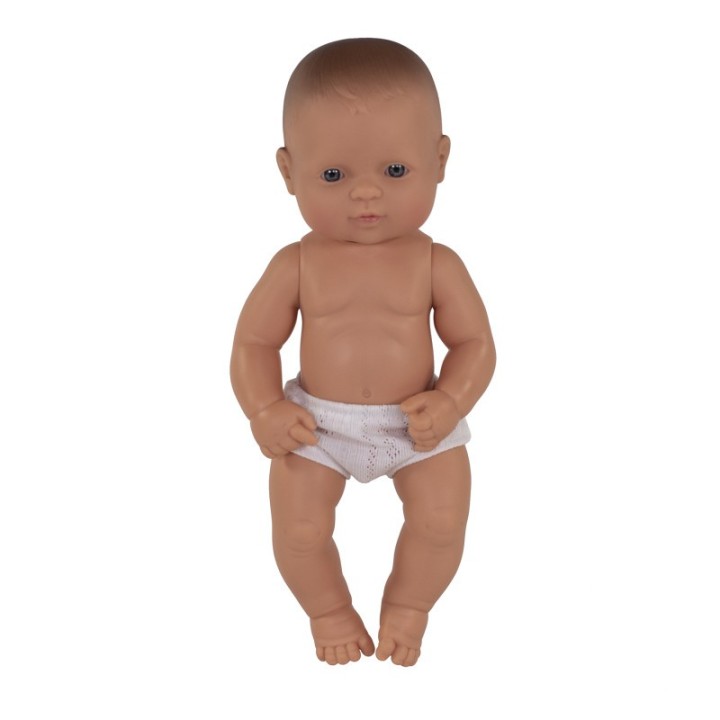 Miniland Anatomically Correct Newborn Doll, 12-5/8", Caucasian Boy