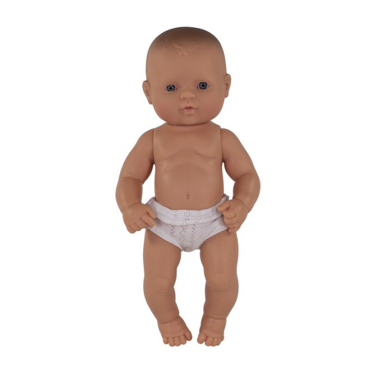 Miniland Anatomically Correct Newborn Doll, 12-5/8", Caucasian Girl