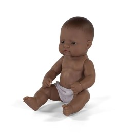 Miniland Anatomically Correct Newborn Doll, 12-5/8", Hispanic Girl