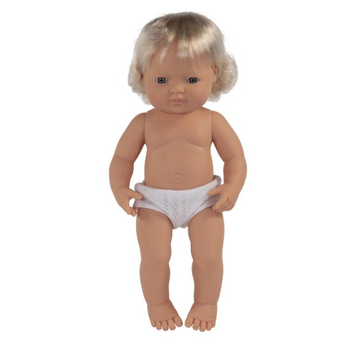 Miniland Baby Doll 15" Causasian Girl