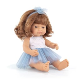 Miniland My Friends & Me Baby Doll, Redhead Girl, 15", Boxed