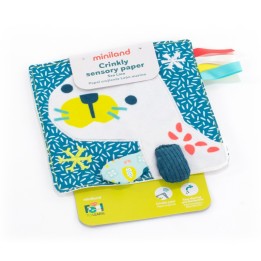 Miniland Feel to Learn: Crinkly Sensory Paper, Sea Lion