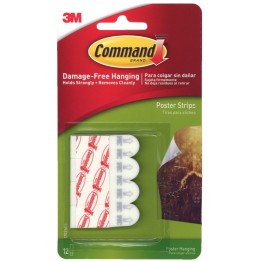 3M® Command™ Poster Strips, Pack of 12