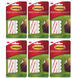 3M® Removable Poster Strips, 12 Strips Per Pack, 6 Packs