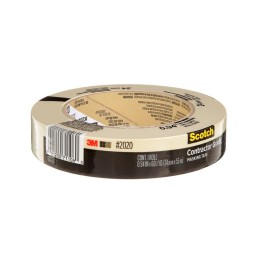 Scotch® Contractor Grade Masking Tape, 0.94 in x 60.1 yd (24mm x 55m), 1 Roll