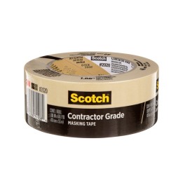 Scotch® Contractor Grade Masking Tape, 1.88 in x 60.1 yd (48mm x 55m), 1 Roll