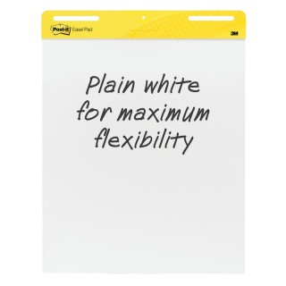 3M® Vertical-Orientation Self-Stick Easel Pads, Unruled, 25 x 30, White, 30 Sheets, 2/Carton