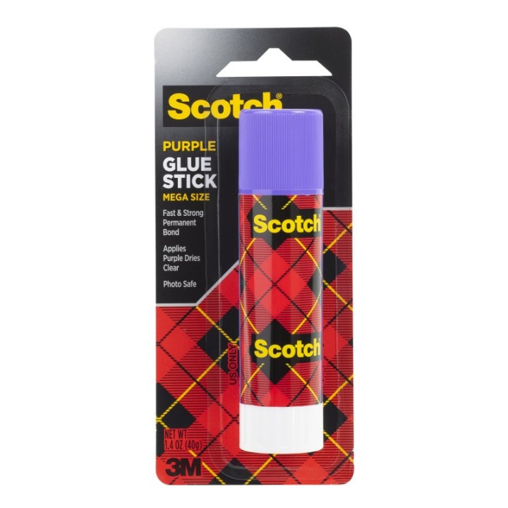 Scotch® Mega Purple Glue Stick, 1.4 oz