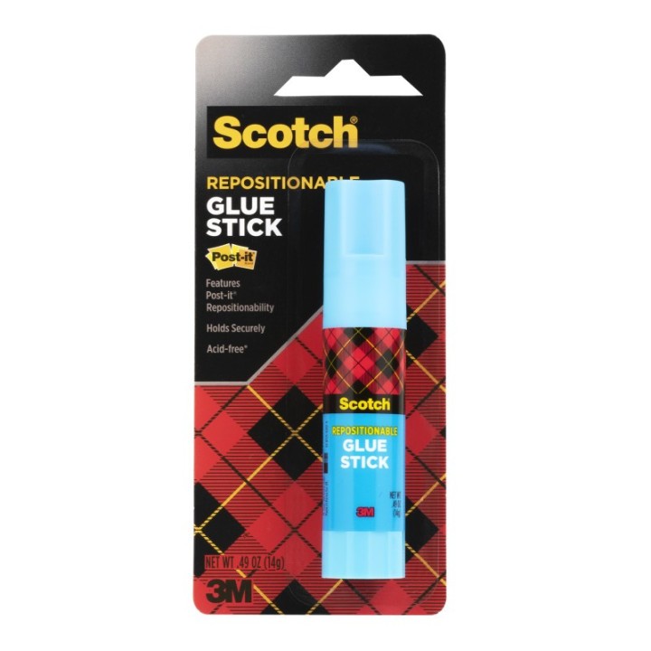 Scotch® Restickable Glue Stick, .49 oz