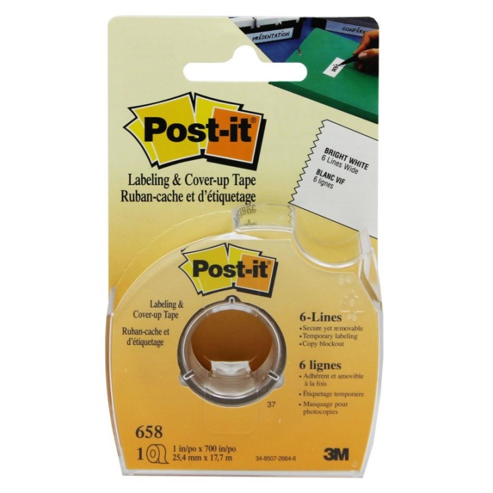 Post-it® Labeling & Cover-up Tape, 1" x 700"