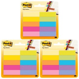 Post-it® Page Markers, 50 Sheets/Pad, 10 Pads/Pack, 3 Packs