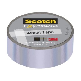 Scotch® Expressions Washi Tape, .59" x 275", Iridescent Purple