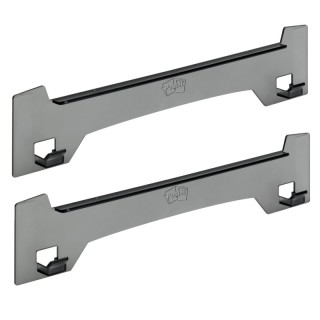 Post-it® Wall Easel, 15 in x 3.25 in, Smoke Gray, Pack of 2