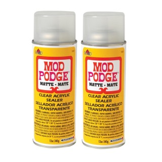 Mod Podge Acrylic Aerosol Sealer, 12oz., Matte, Pack of 2