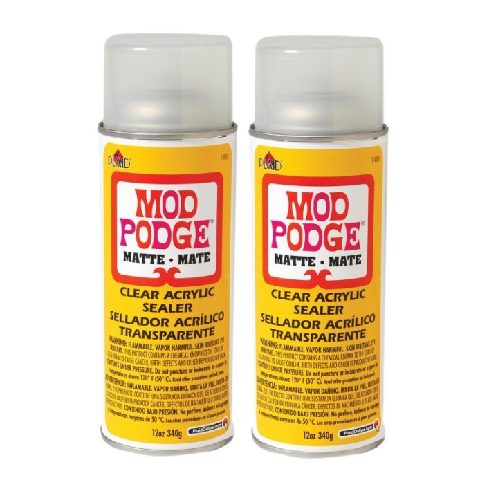 Mod Podge Acrylic Aerosol Sealer, 12oz., Matte, Pack of 2