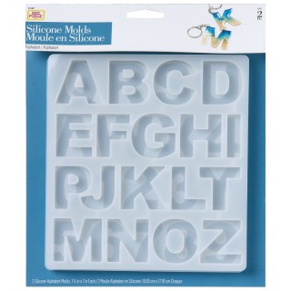 Mod Podge Silicone Resin Mold, Alphabet