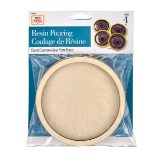 Mod Podge Resin Pouring Surface, Coasters, 4-Piece