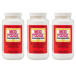 Mod Podge Decoupage Glue, Gloss, 16oz., Pack of 3