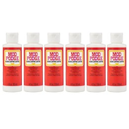 Mod Podge Decoupage Glue, Gloss, 4oz., Pack of 6