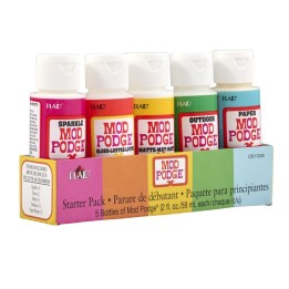 Mod Podge Decoupage Glue, Starter Set